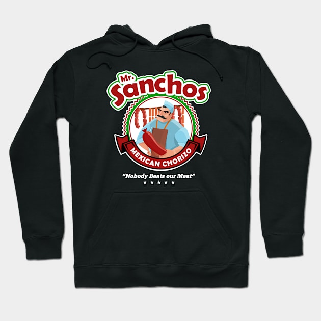 Mr Sanchos Brand Chorizo Hoodie by theteerex